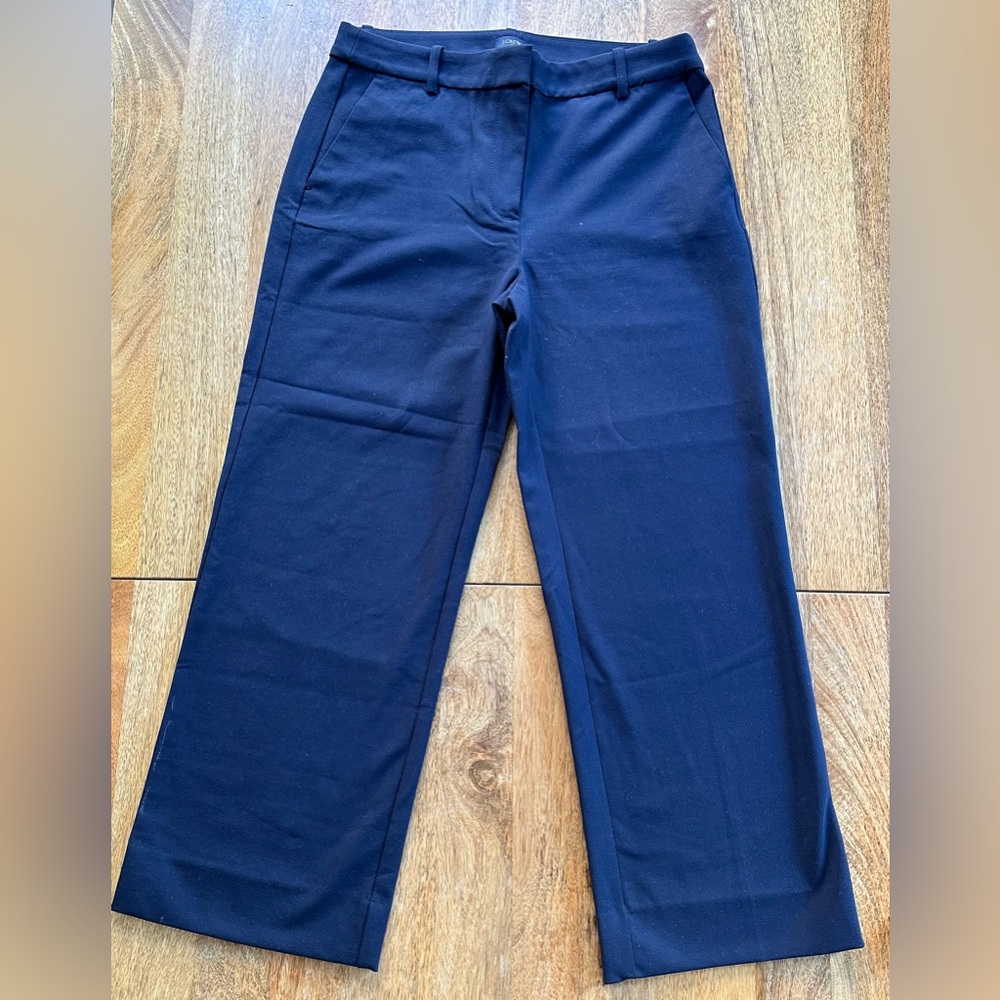 J. Crew - Navy Blue ankle length dress pants, size 6